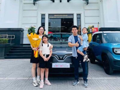 Vinfast Bình Dương giao xe VF6 plus xám